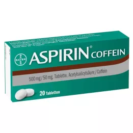 ASPIRIN Tablete kofeina, 20 sati