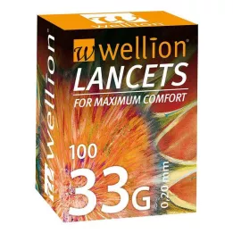 WELLION Lance 33 G, 100 ST