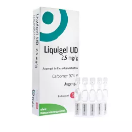 LIQUIGEL UD 2,5 mg/g gel za oči u jednodoznom spremniku, 30X0,5 g