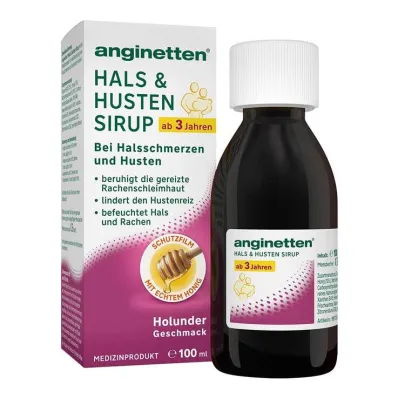 Anginette grlo &amp; sirup protiv kašlja, 100 ml