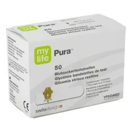 MYLIFE Pura trakice za mjerenje šećera u krvi, 50 kom
