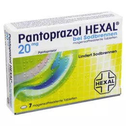 PANTOPRAZOL HEXAL b.Žgaravica gastrorezistentne tablete, 7 kom