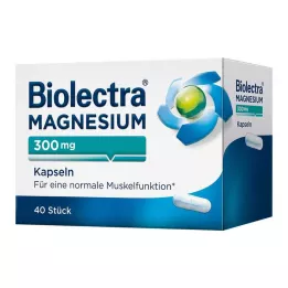 BIOLECTRA Magnezij 300 mg kapsule, 40 kom