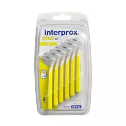 INTERPROX plus mini žuta interdentalna četkica, 6 kom