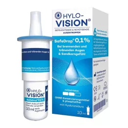 HYLO-VISION SafeDrop 0,1% kapi za oči, 10 ml