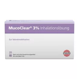 MUCOCLEAR 3% otopina NaCl za inhalaciju, 20X4 ml