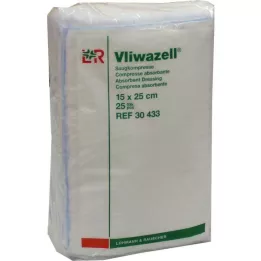 VLIWAZELL Upijajuće komprese nesterilne 15x25 cm, 25 kom