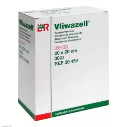 VLIWAZELL Upijajuće komprese sterilne 20x20 cm, 30 kom