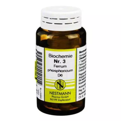 BIOCHEMIE 3 Ferrum phosphoricum D 6 tableta, 100 kom BIOCHEMIE 3 Ferrum phosphoricum D 6 tableta, 100 kom