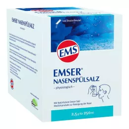 EMSER Fiziološka bočica soli za ispiranje nosa, 100 kom