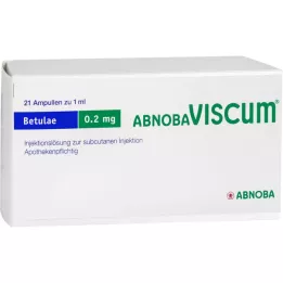 ABNOBAVISCUM Betulae 0,2 mg ampule, 21 kom