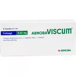 ABNOBAVISCUM Crataegi 0,02 mg ampule, 8 kom