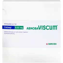 ABNOBAVISCUM Crataegi 0,02 mg ampule, 48 kom