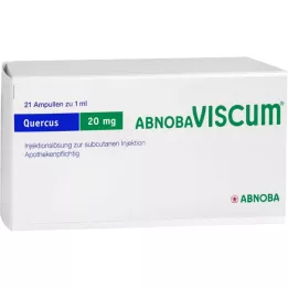 ABNOBAVISCUM Quercus 20 mg ampule, 21 kom
