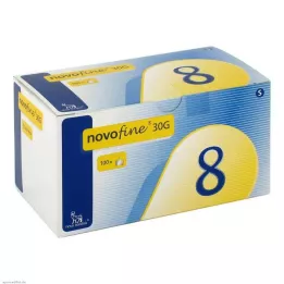 NOVOFINE 8 kanila 0,30x8 mm, 100 kom