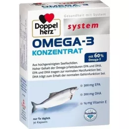 DOPPELHERZ Kapsule koncentrata omega-3, 30 sati
