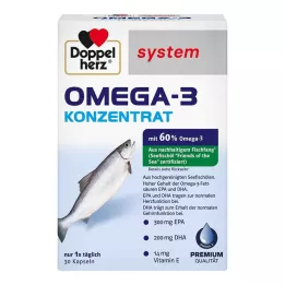 DOPPELHERZ Omega-3 koncentrat sustav kapsula, 30 kom