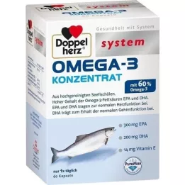 DOPPELHERZ Kapsule koncentrata omega-3, 60 ST