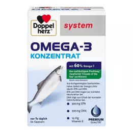 DOPPELHERZ Omega-3 koncentrat sustav kapsula, 60 kom