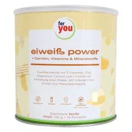 FOR YOU protein power prah vanilije, 750 g