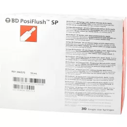 BD POSIFLUSH SP Napunjene štrcaljke sustava za ispiranje, 30X10 ml