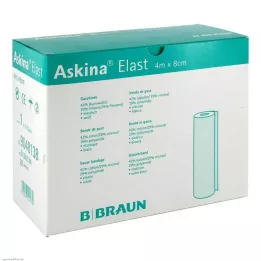 ASKINA Elastični zavoj 8 cmx4 m labav, 20 kom