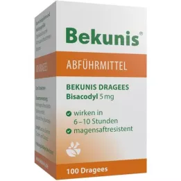 BEKUNIS Dražeje Bisacodyl 5 mg gastrofree tablete, 100 kom