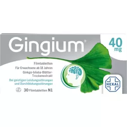 GINGIUM Filmom obložene tablete, 30 kom