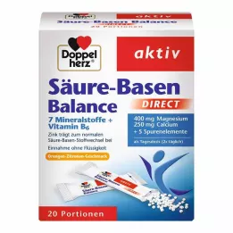 DOPPELHERZ Acidobazna ravnoteža DIRECT Peleti, 20 kom