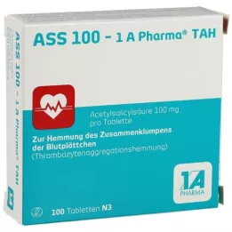 ASS 100-1a Pharmaceutical TAH tablete, 100 ST