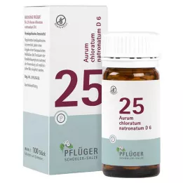 BIOCHEMIE Pflüger 25 Aurum chlorat.natron.D 6 tab., 100 St