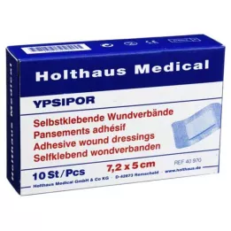 WUNDVERBAND Ypsipor sterilni 5x7,2 cm, 10 kom