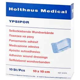 WUNDVERBAND Ypsipor sterilni 10x10 cm, 10 kom
