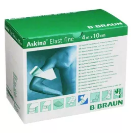 ASKINA Elast Fine Bandage 10 cmx4 m u slobodnom pakovanju, 20 kom