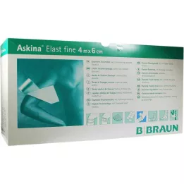 ASKINA Elast Fine Bandage 6 cmx4 m u slobodnom pakovanju, 100 kom