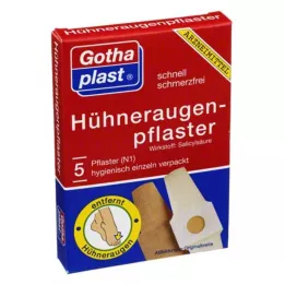 GOTHAPLAST Flaster za kukuruz 2x6 cm, 5 kom