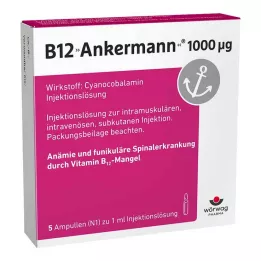 B12 ANKERMANN 1.000 μg ampule, 5X1 ml