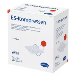 ES-KOMPRESSEN sterilni 5x5 cm 12 pak., 20X5 kom