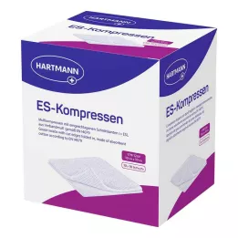 ES-KOMPRESSEN sterilno 10x10 cm 12-slojno pakiranje, 10x10 kom