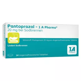 PANTOPRAZOL-1A Pharma 20mg za žgaravicu msr.Tab., 14 kom