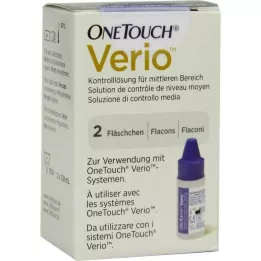 ONE TOUCH Verio kontrolna otopina medij, 2X3,8 ml