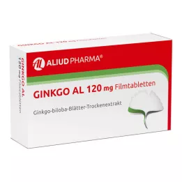 GINKGO AL 120 mg filmom obložene tablete, 30 kom