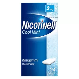 NICOTINELL Žvakaća guma Cool Mint 2 mg, 24 kom