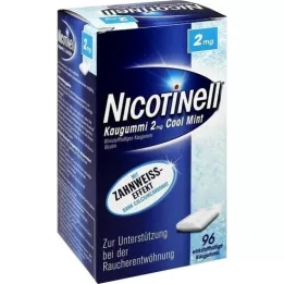 NICOTINELL žvakaća guma hladna metvica 2 mg, 96 ST