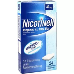NICOTINELL žvakaće gume hladna metvica 4 mg, 24 sata