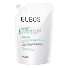 EUBOS SENSITIVE Tuš &amp; Boca za punjenje kreme, 400 ml