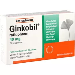 Ginkobil-ratiopharm 40 mg tablete presvučenih filmom, 30 sati