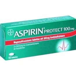 ASPIRIN Zaštitite 100 mg gastrointestinalnih tableta, 42 sata