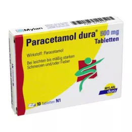 PARACETAMOL dura 500 mg tablete, 10 kom