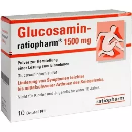 GLUCOSAMIN-RATIOPHARM 1500 mg Plv.z.H.e.L.z.Einn., 10 kom